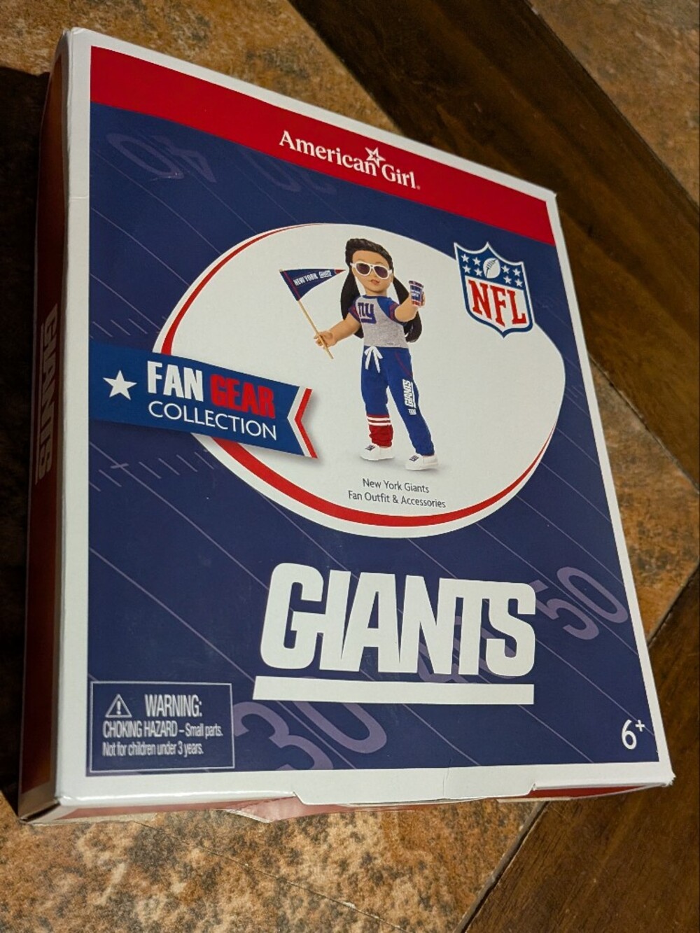 American Girl NFL Giants Fan Outfit